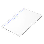 Psalm 118:24大きなメモ帳 ノートパッド (アングル)