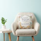 Psalm 118:24, Messianic Jewish Decor, Bible Verse クッション (椅子)