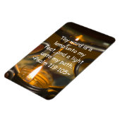 Psalm 119:105プレミアムマグネット マグネット (左側)