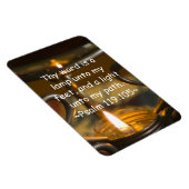 Psalm 119:105プレミアムマグネット マグネット (右側)