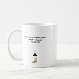 Psalm 119:105 Christian Mug | Inspirational Coffee コーヒーマグカップ
