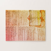 Psalm 119:11 -私が隠したあなたの言葉をハート ジグソーパズル (横)