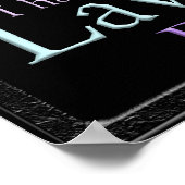 Psalm 119 Mem Stone Tablet ポスター (角)