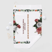 Psalm 11:5, No Violence ゴルフタオル (インサイチュ)