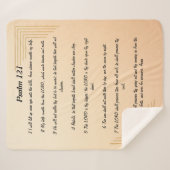 Psalm 121シェルパ毛布 シェルパブランケット (正面(横))