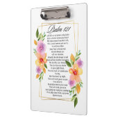 Psalm 121フローラ幾何図枠 クリップボード (左)