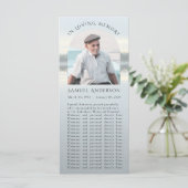 Psalm 121霧の湖サンセット記念写真カード カード (スタンド正面)