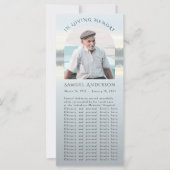 Psalm 121霧の湖サンセット記念写真カード カード (正面)