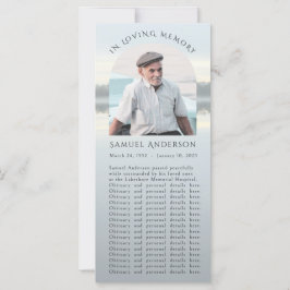 Psalm 121霧の湖サンセット記念写真カード カード