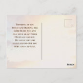 Psalm 121:1-2 救済 MY 来 LORD ポストカード (裏面)