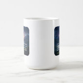 Psalm 121:1-2 mountain sunrise Christian Faith コーヒーマグカップ (中央)