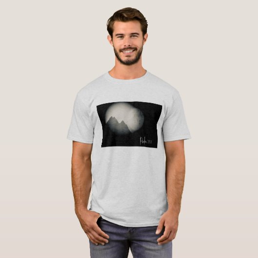 Psalm 121:1 tシャツ (正面フル)