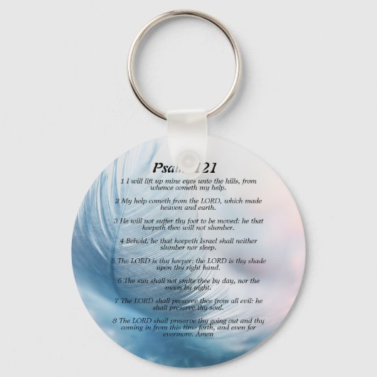 Psalm 121   keychain キーホルダー (正面)