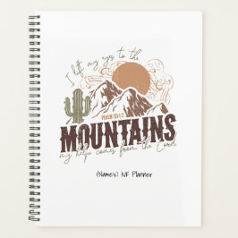 Psalm 123 パーソナライズされた Christian IVF/不妊 プランナー手帳