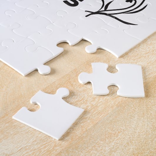 Psalm 126:5 Scripture Typography – Reap in Joy ジグソーパズル (側面)