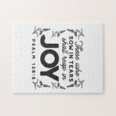 Psalm 126:5 Scripture Typography – Reap in Joy ジグソーパズル (横)