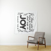 Psalm 126:5 Scripture Typography – Reap in Joy タペストリー (インサイチュ(横))