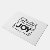 Psalm 126:5 Scripture Typography – Reap in Joy ドアマット (アングル)