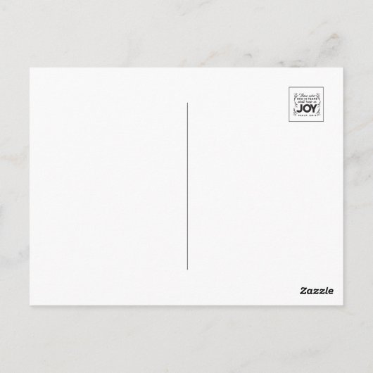 Psalm 126:5 Scripture Typography – Reap in Joy ポストカード (裏面)