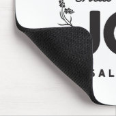 Psalm 126:5 Scripture Typography – Reap in Joy マウスパッド (コーナー)