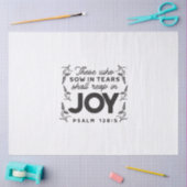 Psalm 126:5 Scripture Typography – Reap in Joy 薄葉紙 (クラフト)
