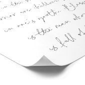 Psalm 127:3-5スクリプト ポスター (角)