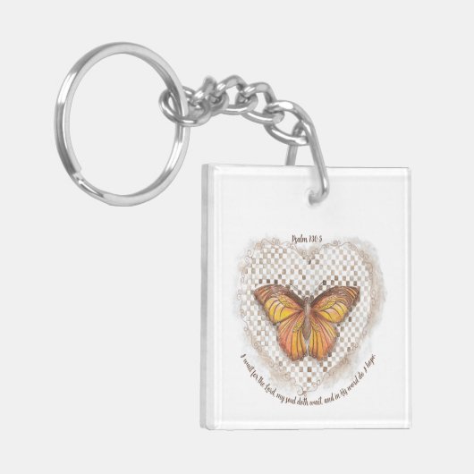 Psalm 130:5 Hope キーホルダー (正面左)