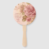 Psalm 139:14 Rose ハンドファン (正面)