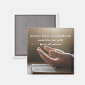 Psalm 139 2x2マグネット マグネット (正面/裏面)