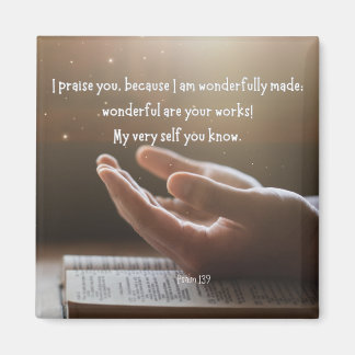 Psalm 139 2x2マグネット マグネット