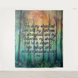 Psalm 144:2 Wedding Backdrop タペストリー