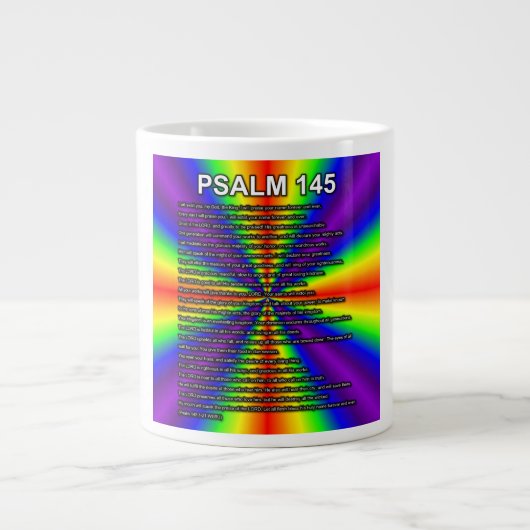 Psalm 145:1–21 WEBU Mug ジャンボコーヒーマグカップ (正面)