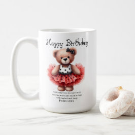 Psalm 149:3 Teddy Ballerina Coffee Mug コーヒーマグカップ
