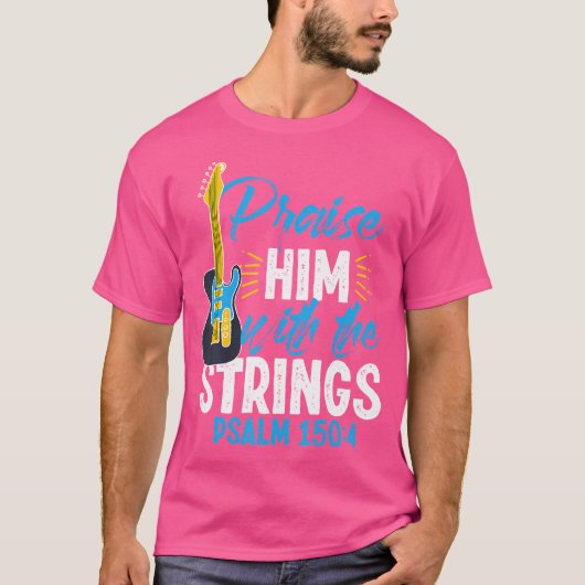 Psalm 1504 Christian Gで彼を賞賛する Tシャツ (正面)