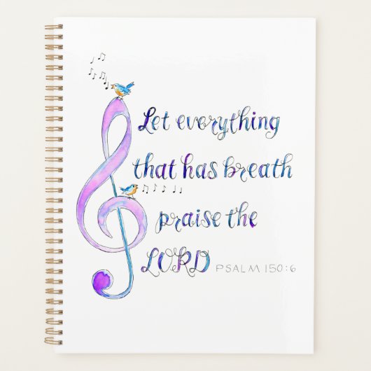 Psalm 150 Praise プランナー手帳 (正面)