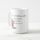 Psalm 16:11 コーヒーマグカップ (正面左)