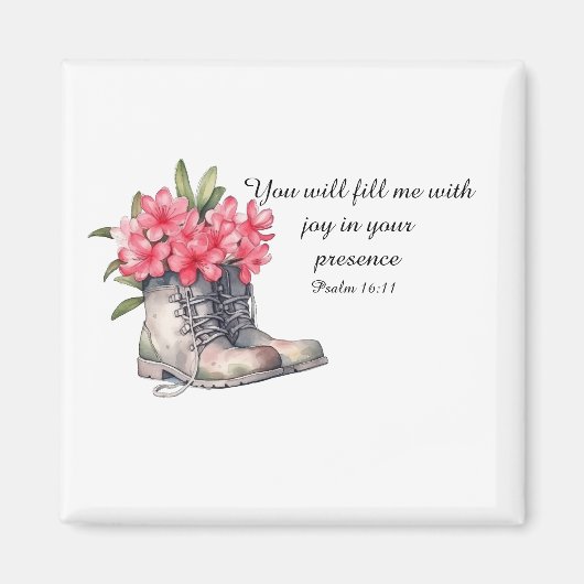 Psalm 16:11 Magnet マグネット (正面)