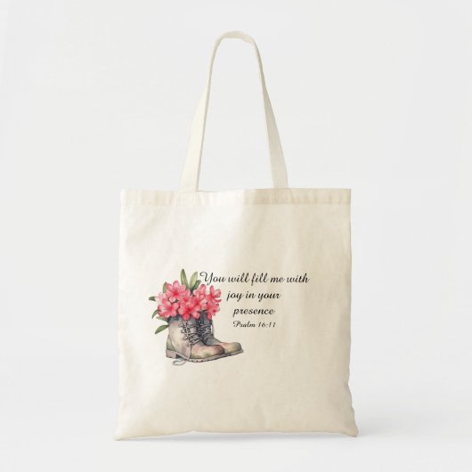 Psalm 16:11 Tote Bag トートバッグ (正面)