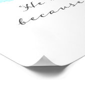 Psalm 18 Scripture He Delivered Me Purple Pansy ポスター (角)