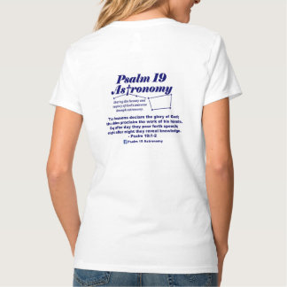 Psalm 19 Astronomy Women's V-neck T-Shirt Tシャツ