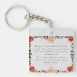 PSALM 1:1-3植物性デザイン, キーホルダー