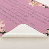 PSALM 1:1-3植物性デザイン, シェルパブランケット (3/4)