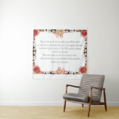 PSALM 1:1-3植物性デザイン, タペストリー (インサイチュ)