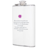 PSALM 1:1-3紫色の花 フラスク (左)