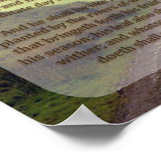 PSALM 1, 1-3 ポスター (角)