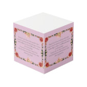 PSALM 1:1-3 Botanic Design, フォトキューブ (裏面アングル)