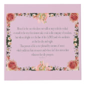PSALM 1:1-3 Botanic Design, フォトキューブ (正面)