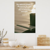 Psalm 1 Bible Study ポスター (キッチン)