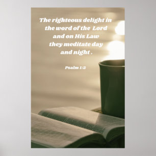 Psalm 1 Bible Study ポスター