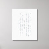 Psalm 1, does not walk in step with the wicked キャンバスプリント (正面)